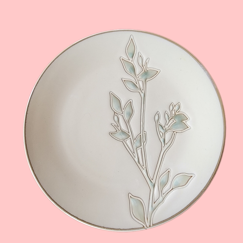 Hometrends Foli Dinner Serving Botanical Plate